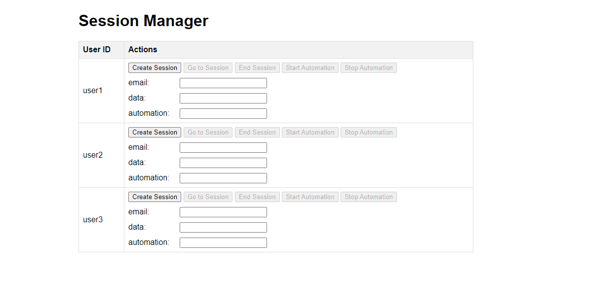 Session Manager with Chrome Automation (MVP) - Image 1